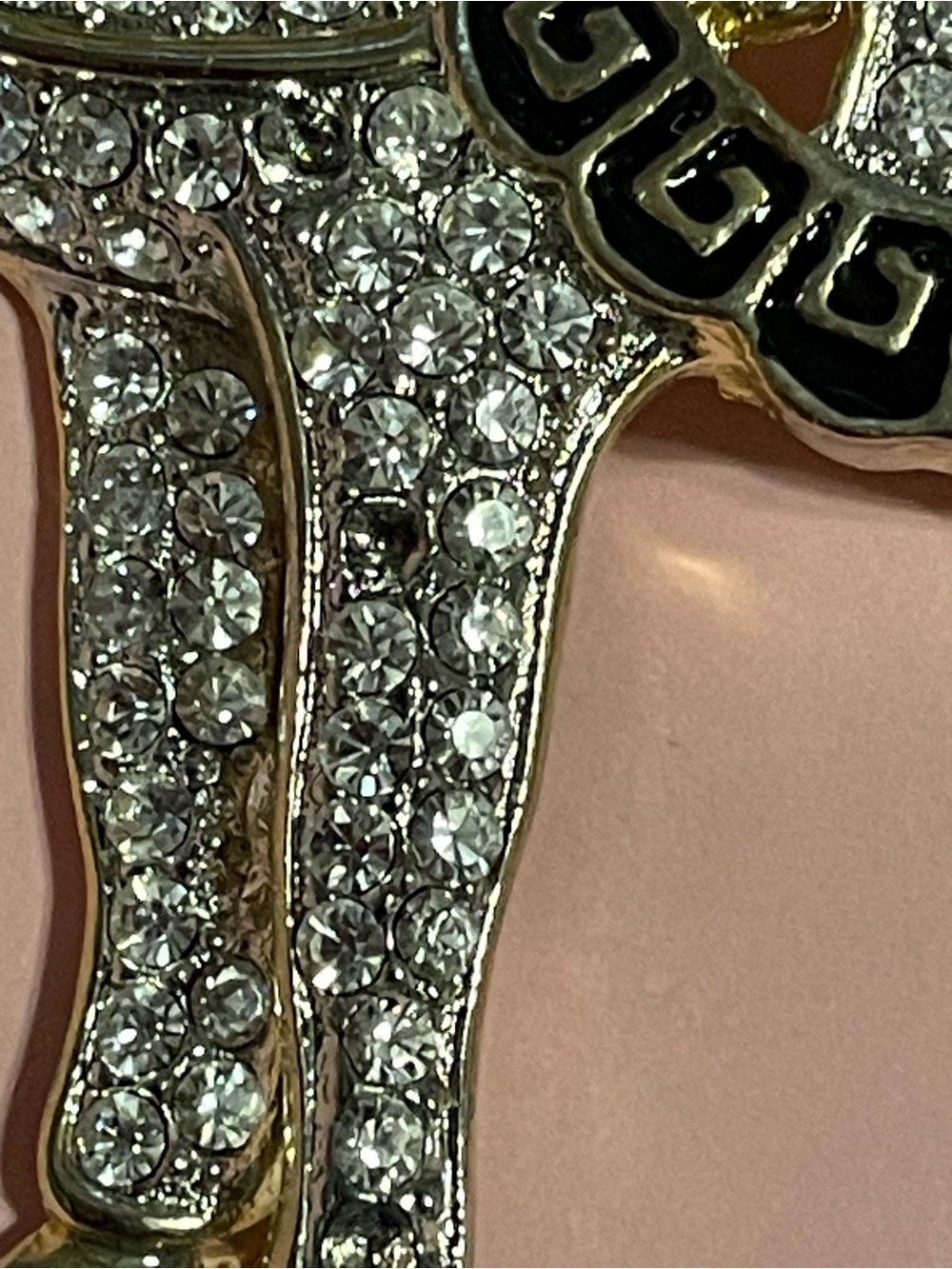 Statement Rhinestone Camel Gold Tone Brooch #9284 - Picture 2 of 5